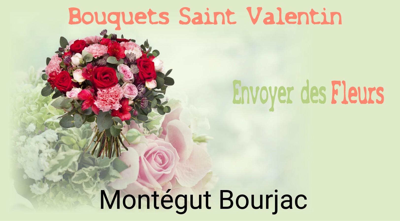 Roses de Saint-Valentin livrées à Montégut-Bourjac